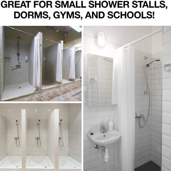 Bathroom Small Shower Curtain Liner, 36" W x 72" H - Picture 6 of 6